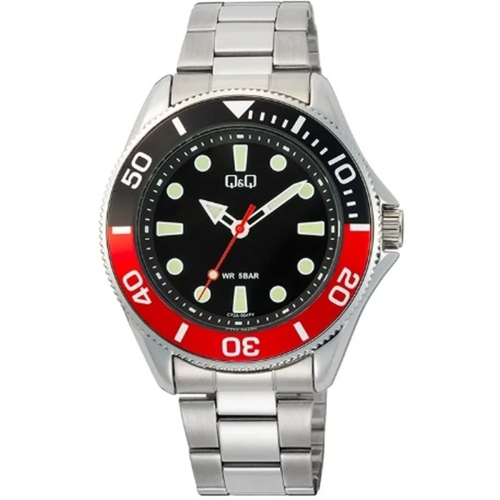 Ceas Bărbați Q&Q GENT DIVER BLACK & RED