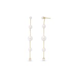 Cercei Damă Majorica 17292.01.1.E00.906.1 Alb Auriu*