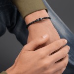 Brățară Bărbați Police PEAGB0079401 Negru