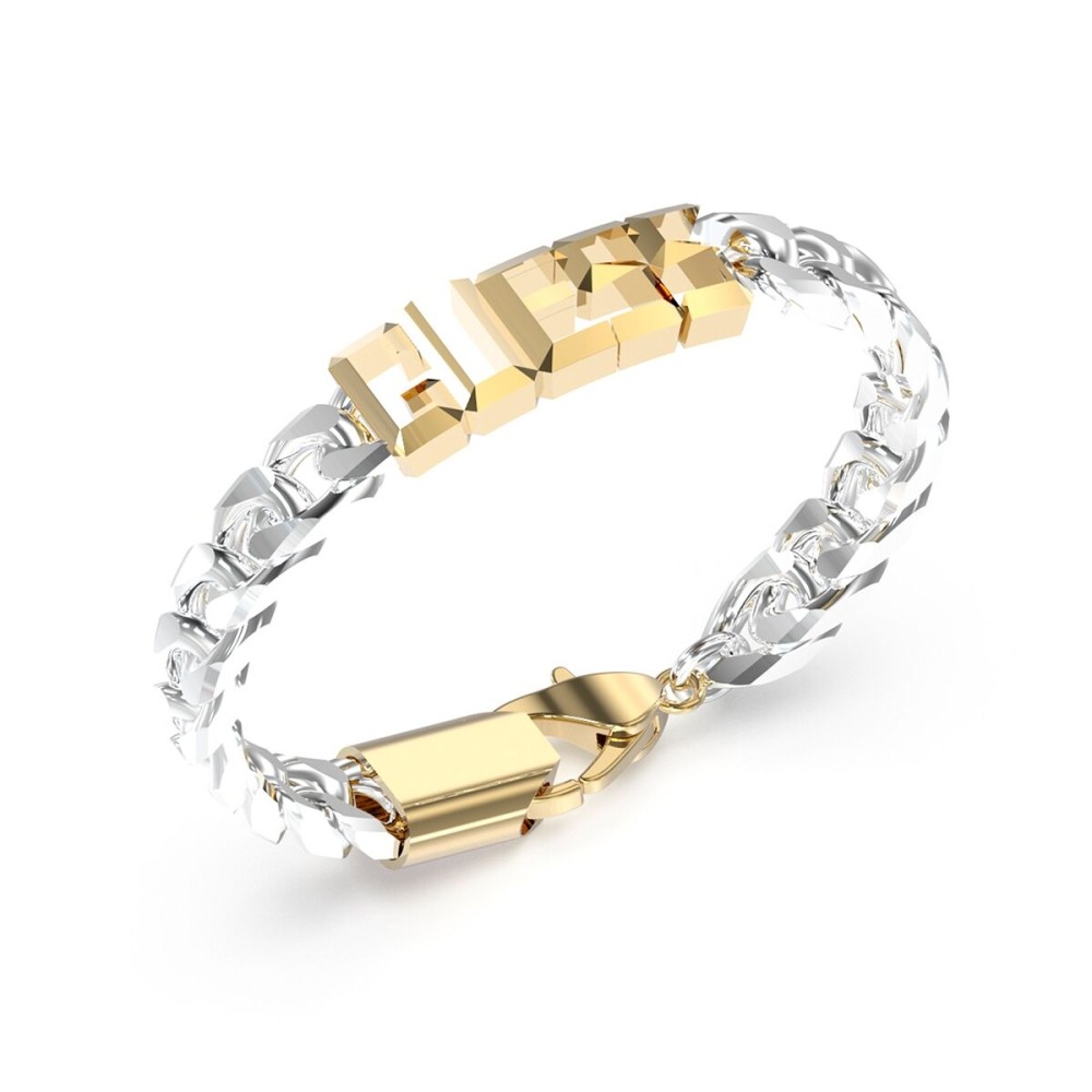 Brățară Bărbați Guess JUXB03205JWYGSTS Metal Argintiu Auriu*