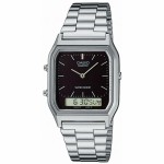 Ceas Unisex Casio EDGY COLLECTION - BLACK Negru Argintiu