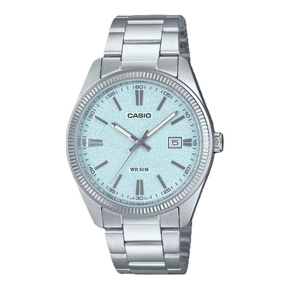 Ceas Bărbați Casio DATE - LIGHT BLUE, MATTE DIAL (Ø 38,5 mm)