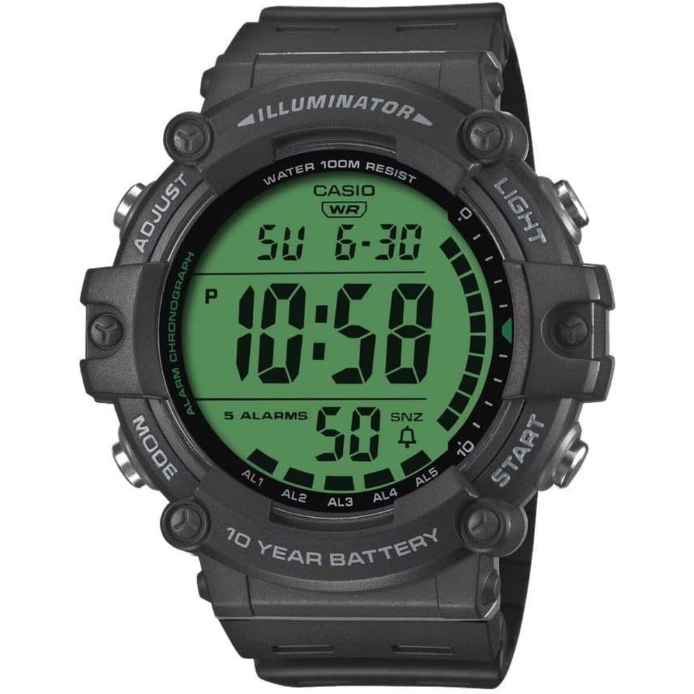 Ceas Bărbați Casio ILLUMINATOR WORLDTIME 10 YEARS BATTERY (Ø 51 mm)