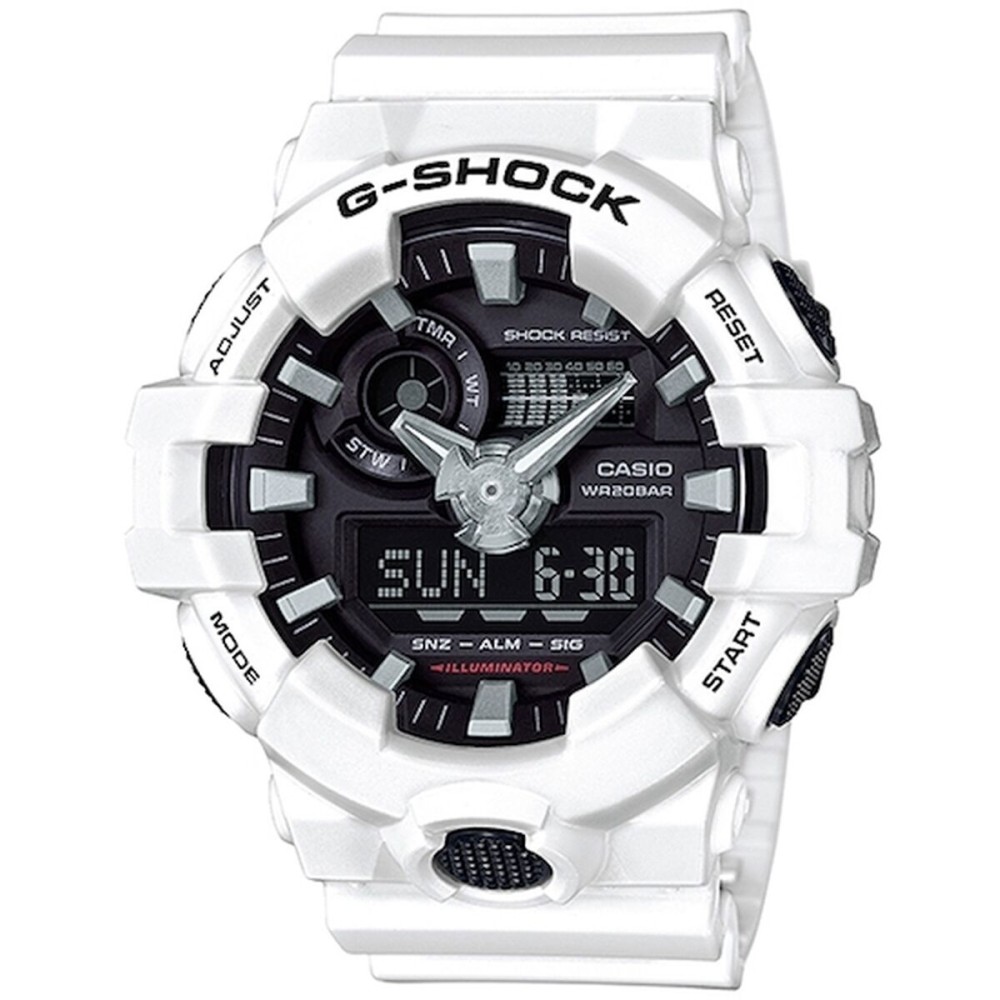 Ceas Bărbați Casio G-Shock GA-700-7ADR (G742) Negru (Ø 53 mm)