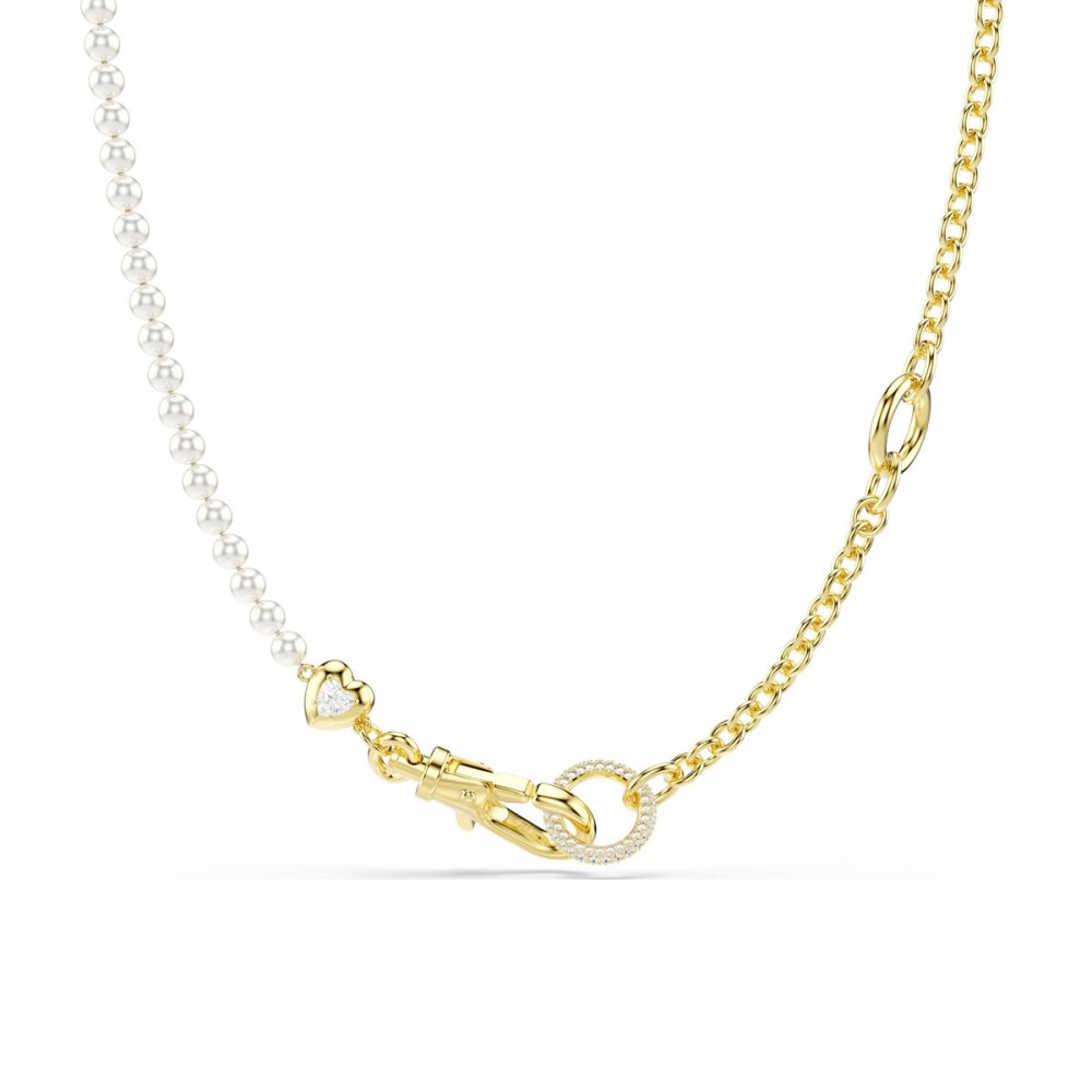 Colier Damă Swarovski 5742961 Alb Auriu*