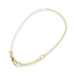 Colier Damă Swarovski 5742961 Alb Auriu*