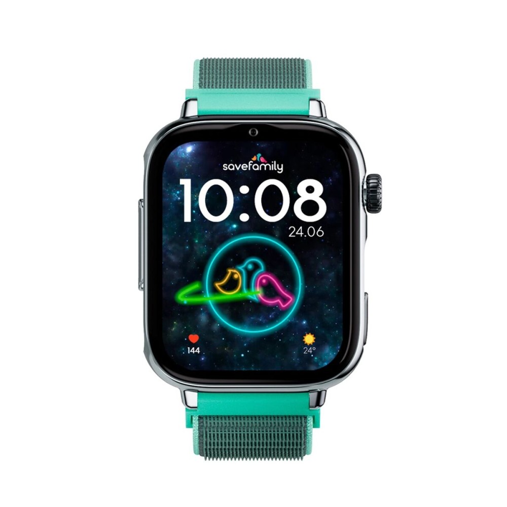 Smartwatch SaveFamily Verde Argintiu