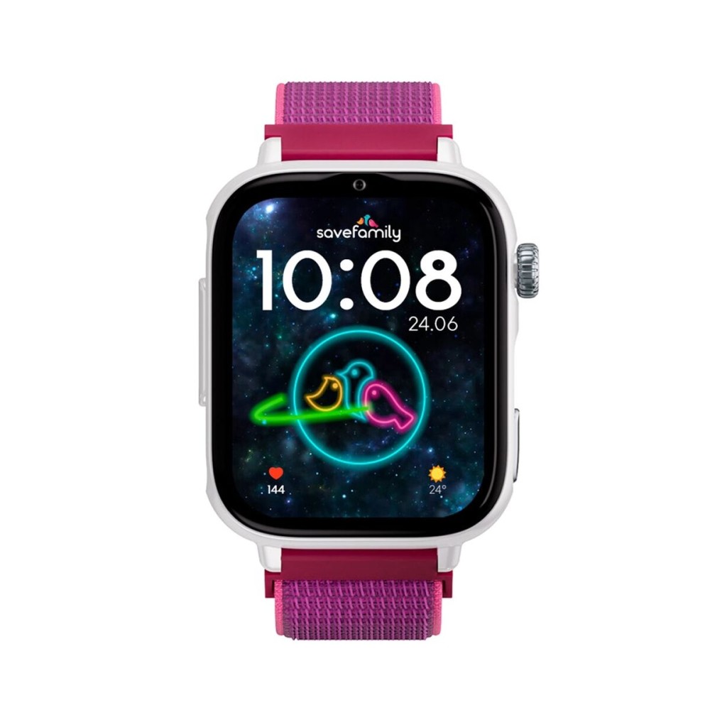 Smartwatch Save Family SW2-BL-TELFRAMB Alb Roz Zmeură