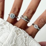 Inel Damă 24KAE 124174S/54 Argintiu 14