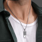 Colier Bărbați Police PEAGN0078101 Argintiu