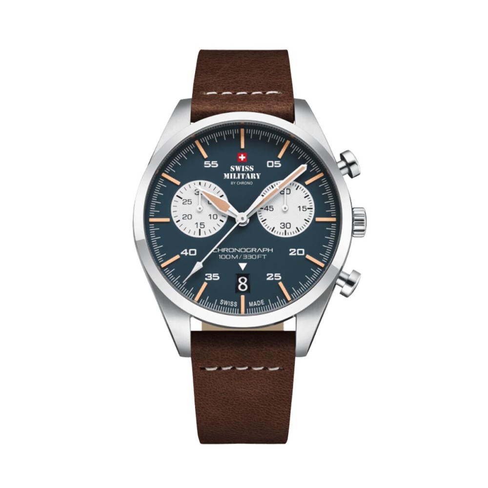 Ceas Bărbați Swiss Military Chrono SM34090.04 Argintiu