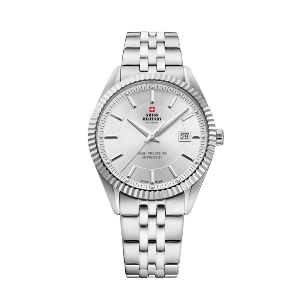 Ceas Bărbați Swiss Military Chrono SM34065.02 Argintiu