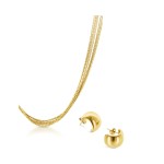 Set Colier și Cercei Damă One Jewels OJSESP01G Auriu*