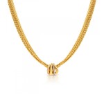 Set Colier și Cercei Damă One Jewels OJSET15G Auriu*