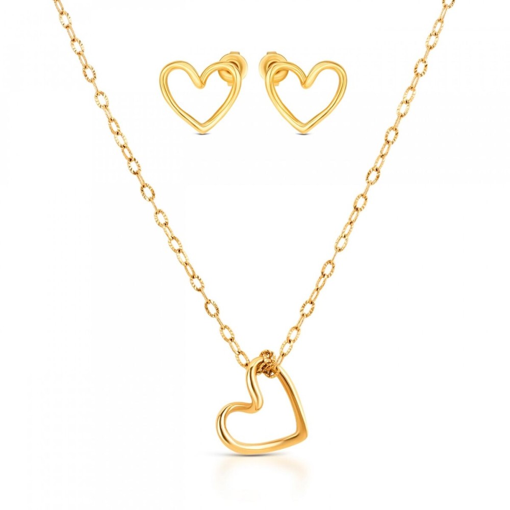 Set Colier și Cercei Damă One Jewels OJSET22G Auriu*