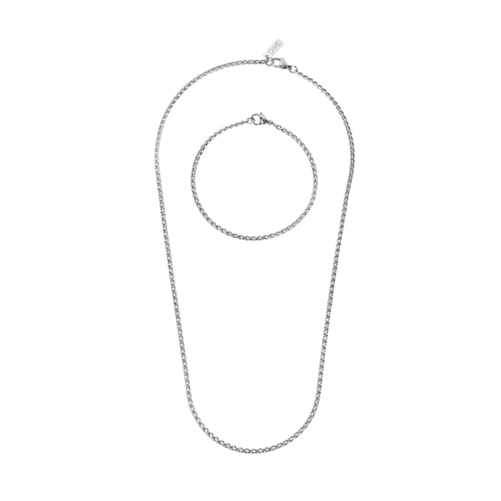 Set colier și brățară One Jewels OAMN4102SS Argintiu