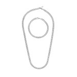 Set colier și brățară One Jewels OAMN4201SS Argintiu