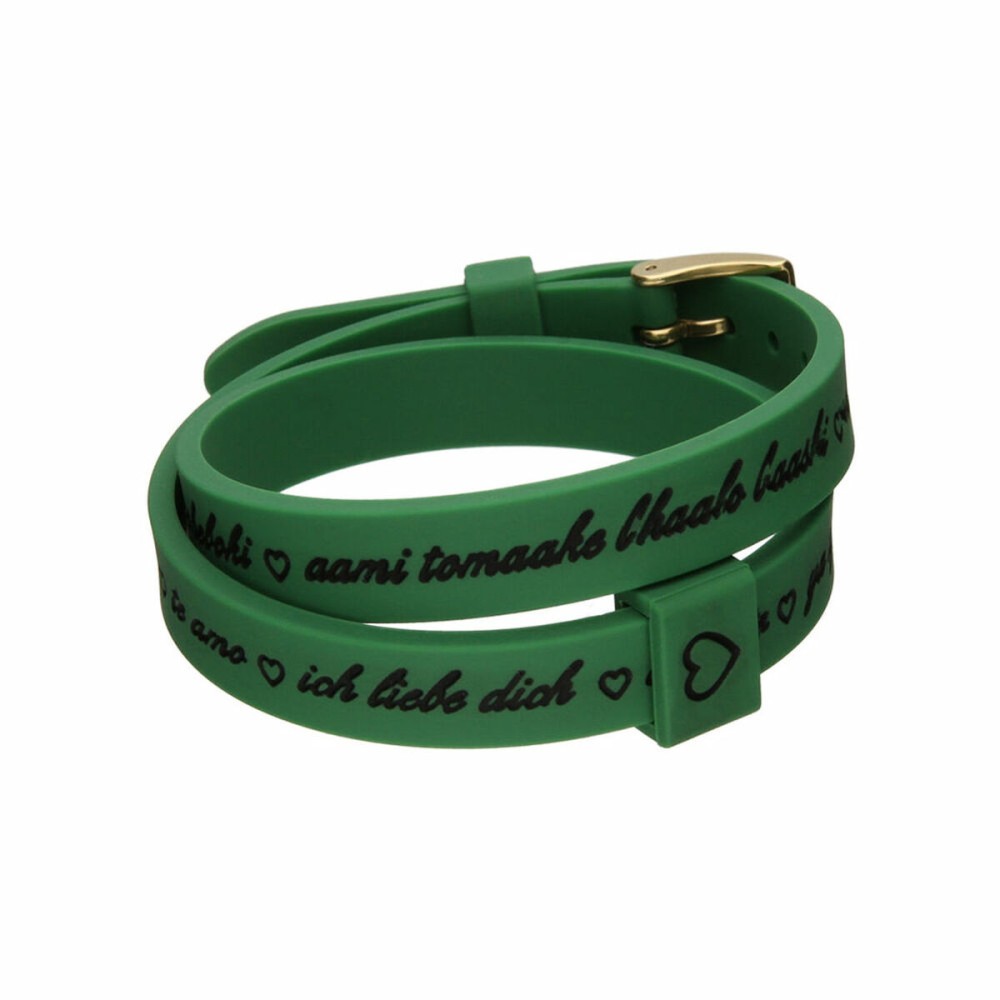 Brățară Damă il mezzometro I LOVE YOU GOLD - BRACCIALE IN SILICONE/SILICONE BRACELET