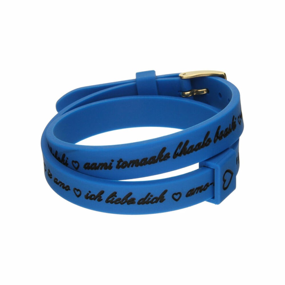Brățară Damă il mezzometro I LOVE YOU GOLD - BRACCIALE IN SILICONE/SILICONE BRACELET
