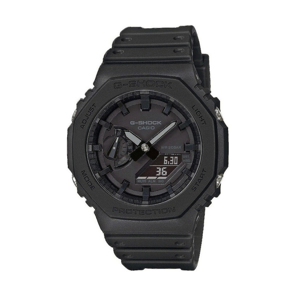 Ceas Bărbați Casio G-Shock OAK - ALL BLACK Negru (Ø 45 mm)