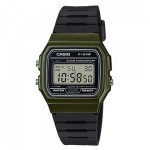 Ceas Unisex Casio VINTAGE Negru Verde (Ø 35 mm)