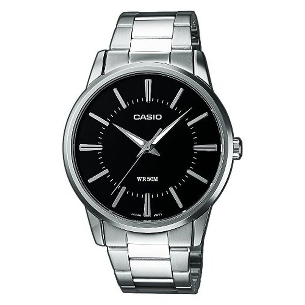 Ceas Bărbați Casio 3 H - BLACK Negru Argintiu (Ø 40 mm)