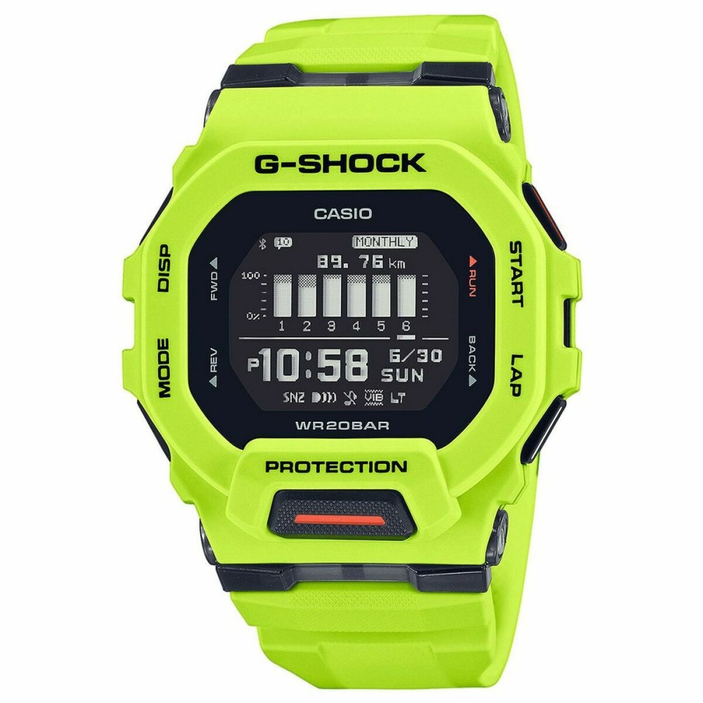 Smartwatch Casio G-SQUAD STEP TRACKER BLUETOOTH® Negru