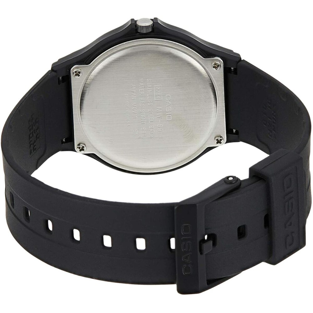 Ceas Unisex Casio MW-59-1B Negru (Ø 36 mm)