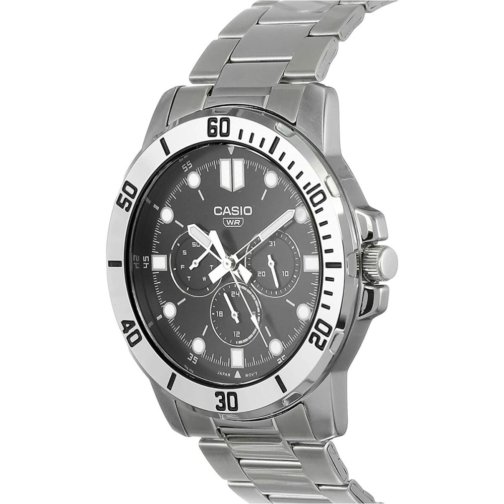 Ceas Bărbați Casio COLLECTION Negru Argintiu (Ø 45 mm)