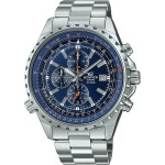 Ceas Bărbați Casio SLIDE RULE XL CHRONO - BLUE Argintiu (Ø 44,5 mm)