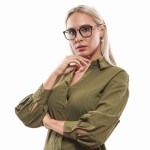 Ramă de Ochelari Unisex Lozza VL4152 500BLK