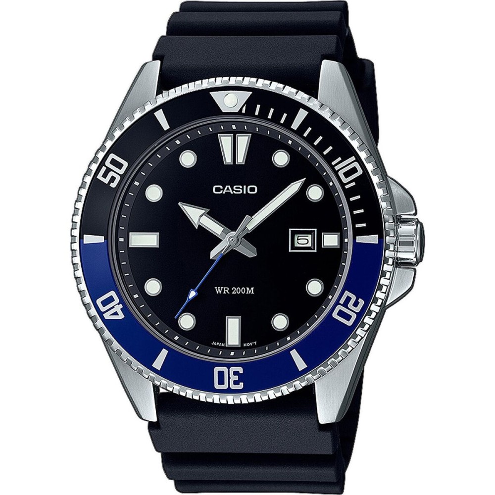 Ceas Bărbați Casio MDV-107-1A2VEF Negru (Ø 44 mm)
