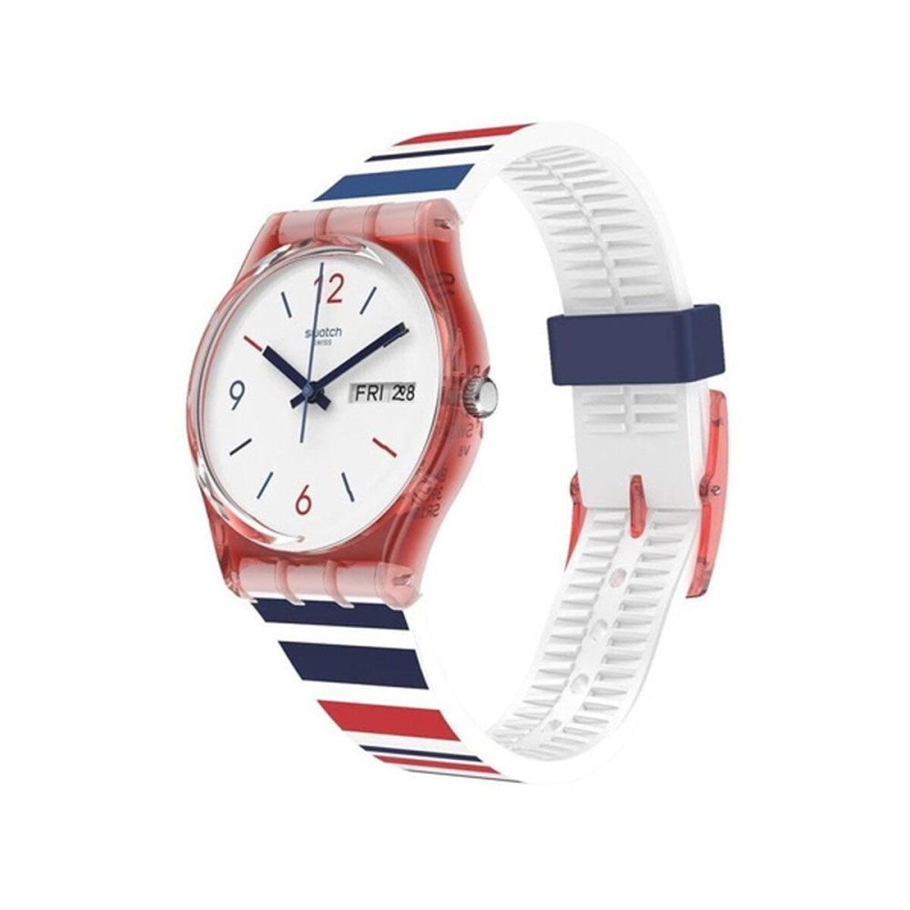 Ceas Bărbați Swatch SEA BARCODE Alb (Ø 34 mm)