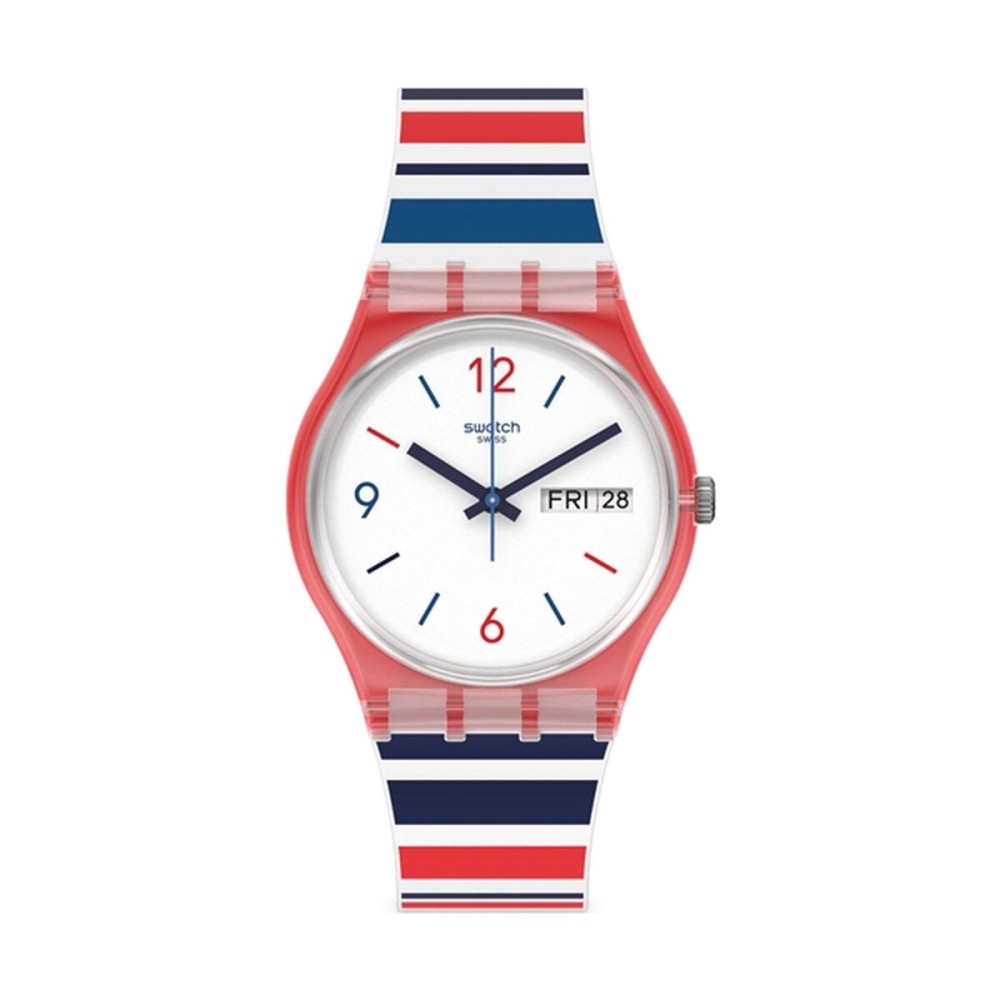 Ceas Bărbați Swatch SEA BARCODE Alb (Ø 34 mm)