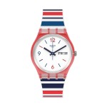 Ceas Bărbați Swatch SEA BARCODE Alb (Ø 34 mm)
