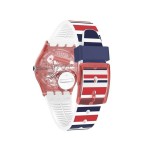 Ceas Bărbați Swatch SEA BARCODE Alb (Ø 34 mm)