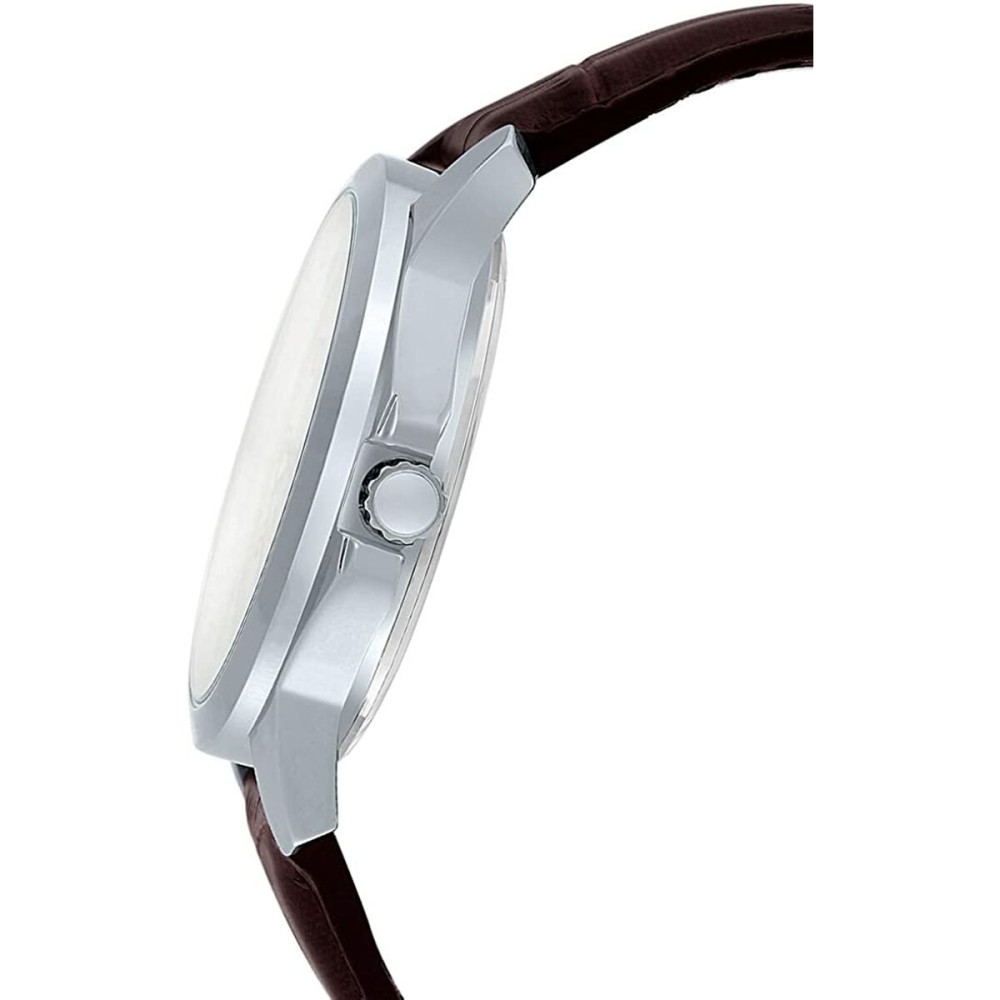 Ceas Bărbați Casio MULTIFUNCTION SILVER, LEATHER (Ø 41,5 mm)