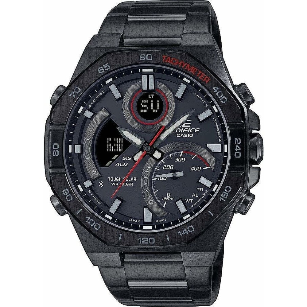 Ceas Bărbați Casio SPORT TOUGH SOLAR BLUETOOTH® - BLACK Negru (Ø 48 mm)