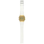 Ceas Unisex Casio VINTAGE COLLECTION - TRANSPARENT BAND - GOLD (Ø 36 mm)