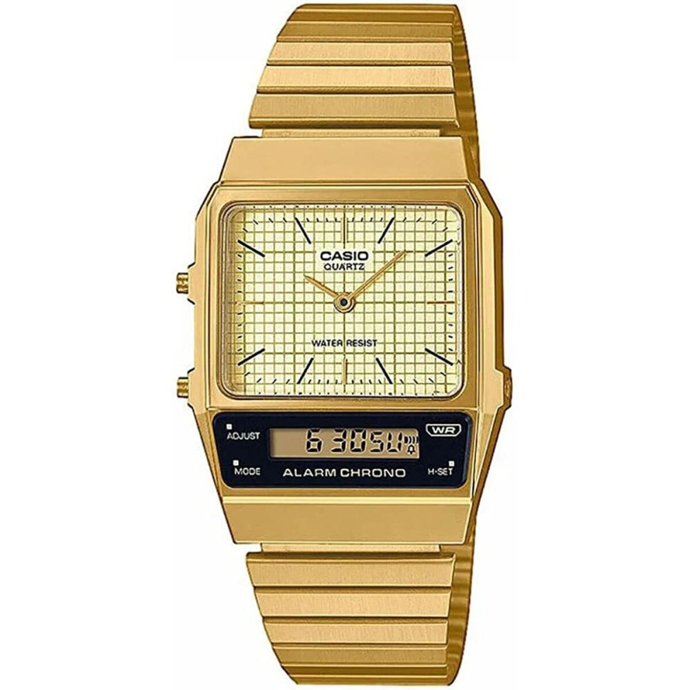 Ceas Unisex Casio EDGY COLLECTION RETRO DIAL - GOLD (Ø 40 mm)