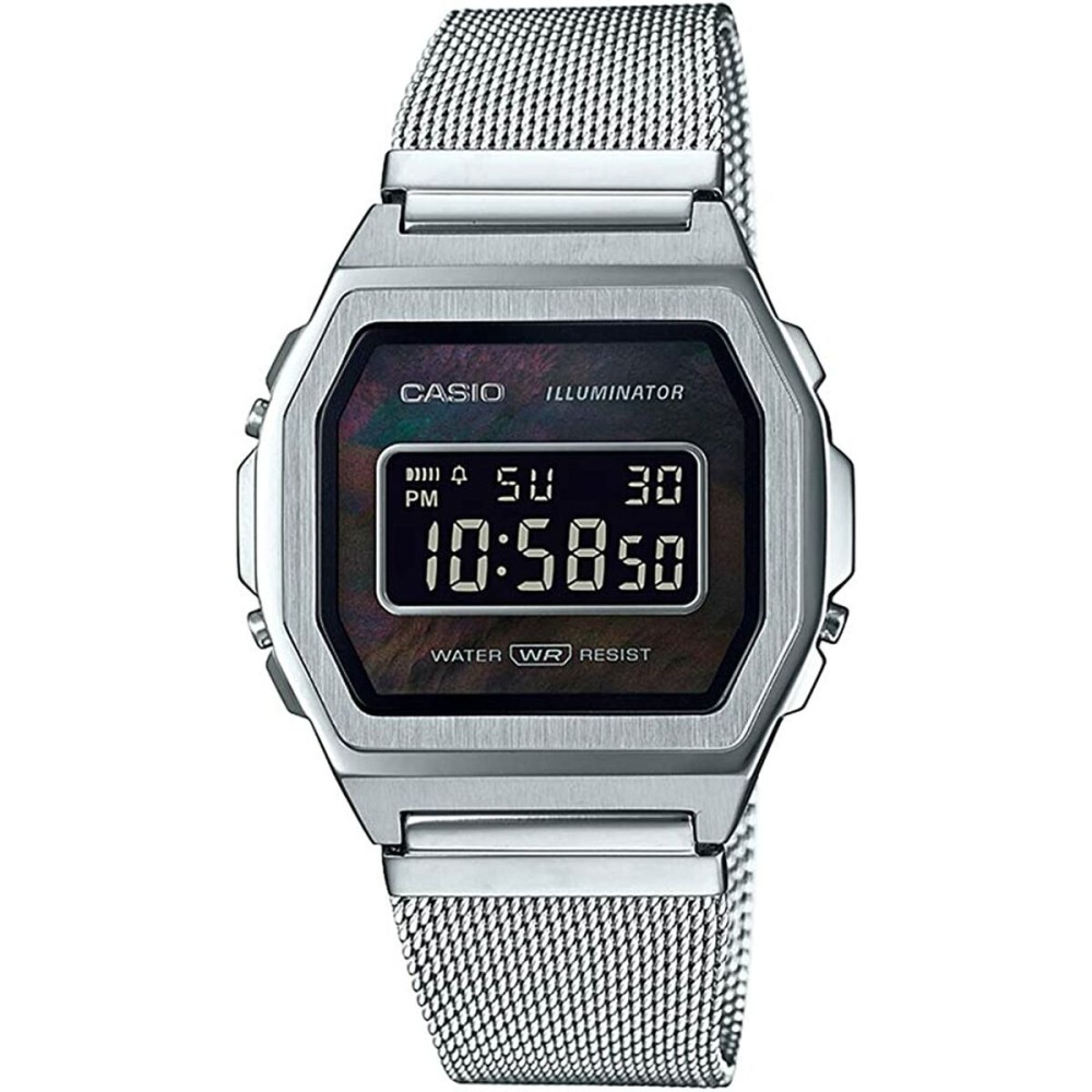 Ceas Bărbați Casio A1000M-1BEF Negru Argintiu