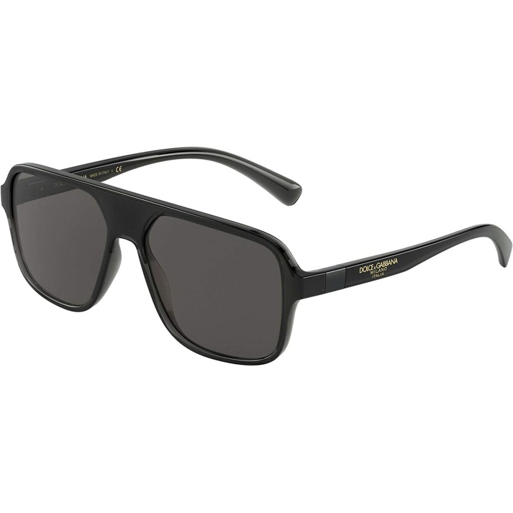Ochelari de Soare Bărbați Dolce & Gabbana STEP INJECTION DG 6134 Negru