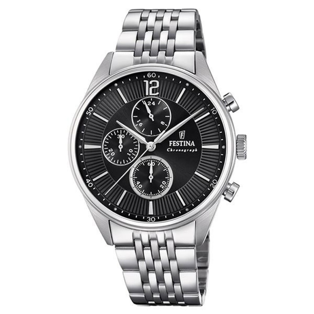 Ceas Bărbați Festina F20285/4 Negru Argintiu