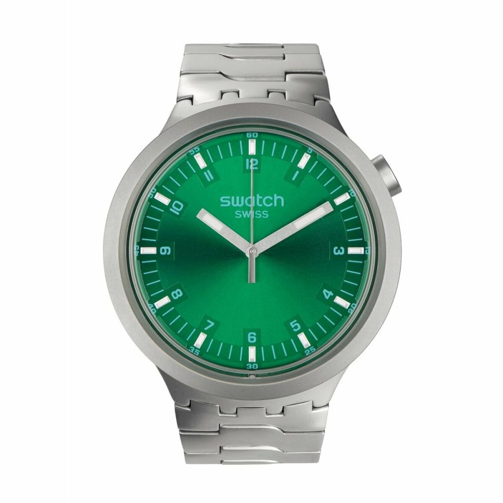 Ceas Bărbați Swatch SB07S101G Verde Argintiu (Ø 47 mm)