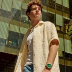 Ceas Bărbați Swatch SB07S101G Verde Argintiu (Ø 47 mm)