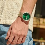 Ceas Bărbați Swatch SB07S101G Verde Argintiu (Ø 47 mm)