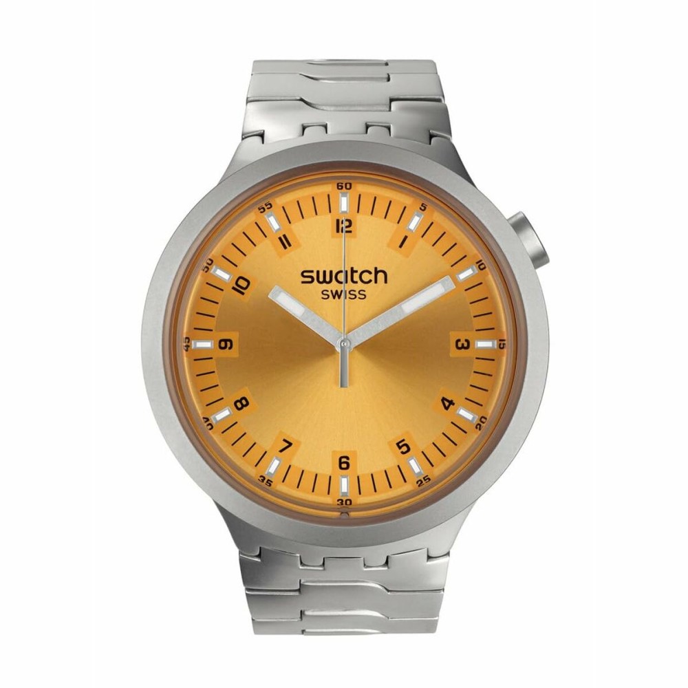 Ceas Bărbați Swatch SB07S103G Galben Argintiu (Ø 47 mm)