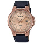 Ceas Bărbați Casio 3D - LEATHER, ROSE GOLD ***SPECIAL PRICE*** Maro (Ø 41,5 mm)