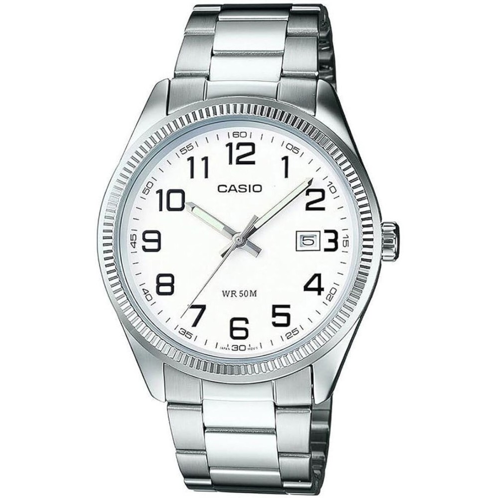 Ceas Bărbați Casio DATE - WHITE (Ø 38,5 mm)