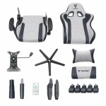 Scaun de Birou Tempest Glare  Gri